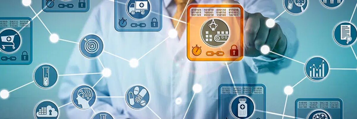 sektor farmacije prikazan u ikonama