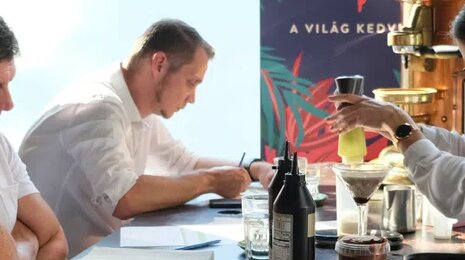 A CAFE FREI coffee shop from the inside