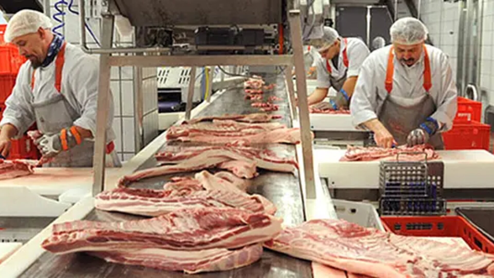 Fleischerproduktionsanlage bei Wiesbauer, der über eXite EDI-Nachrichten austauscht