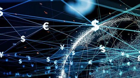 dollar signs in a digital world