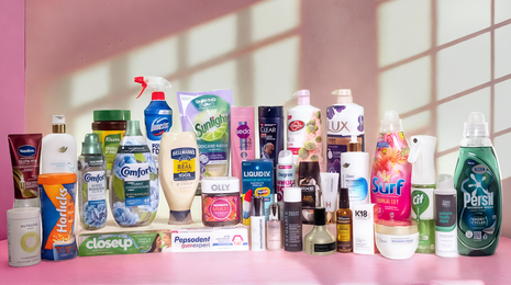 Produktsortiment von Unilever