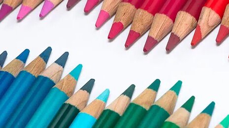 coloured pencils on a white surface - edi services for Herlitz