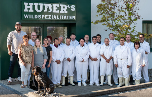 Team von Huber Wildspezialit&auml;ten